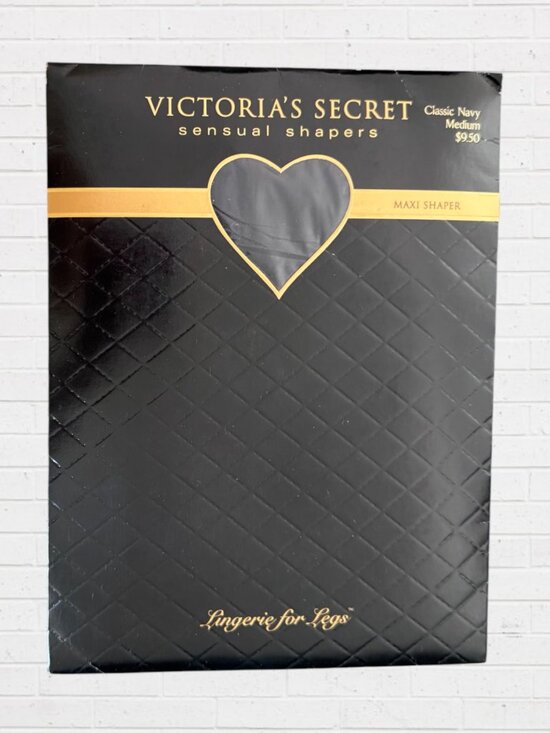 Victorias Secret Sensual Shapers Maxi Shaper Classic Navy Medium Vintage NWT 90s - Picture 1 of 2